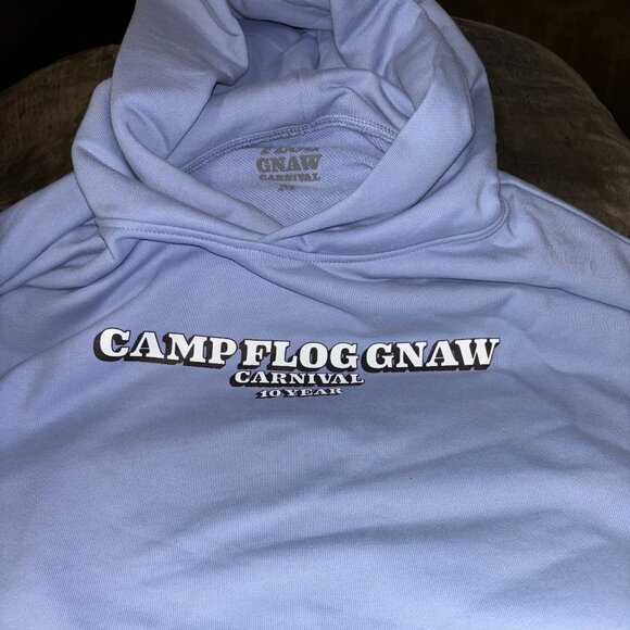 Camp Flag Gnaw 2024 Hoodie (MediumLight Blue) Nov. 16-17, 2024 Dodger Stadium - Picture 1 of 4